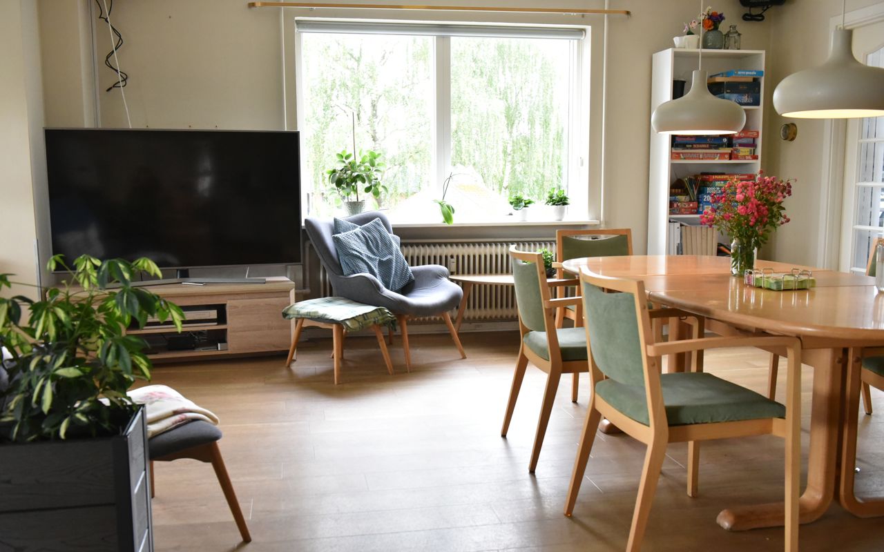 Opholdsrum og spiseplads hos Fårup Ældrecenter