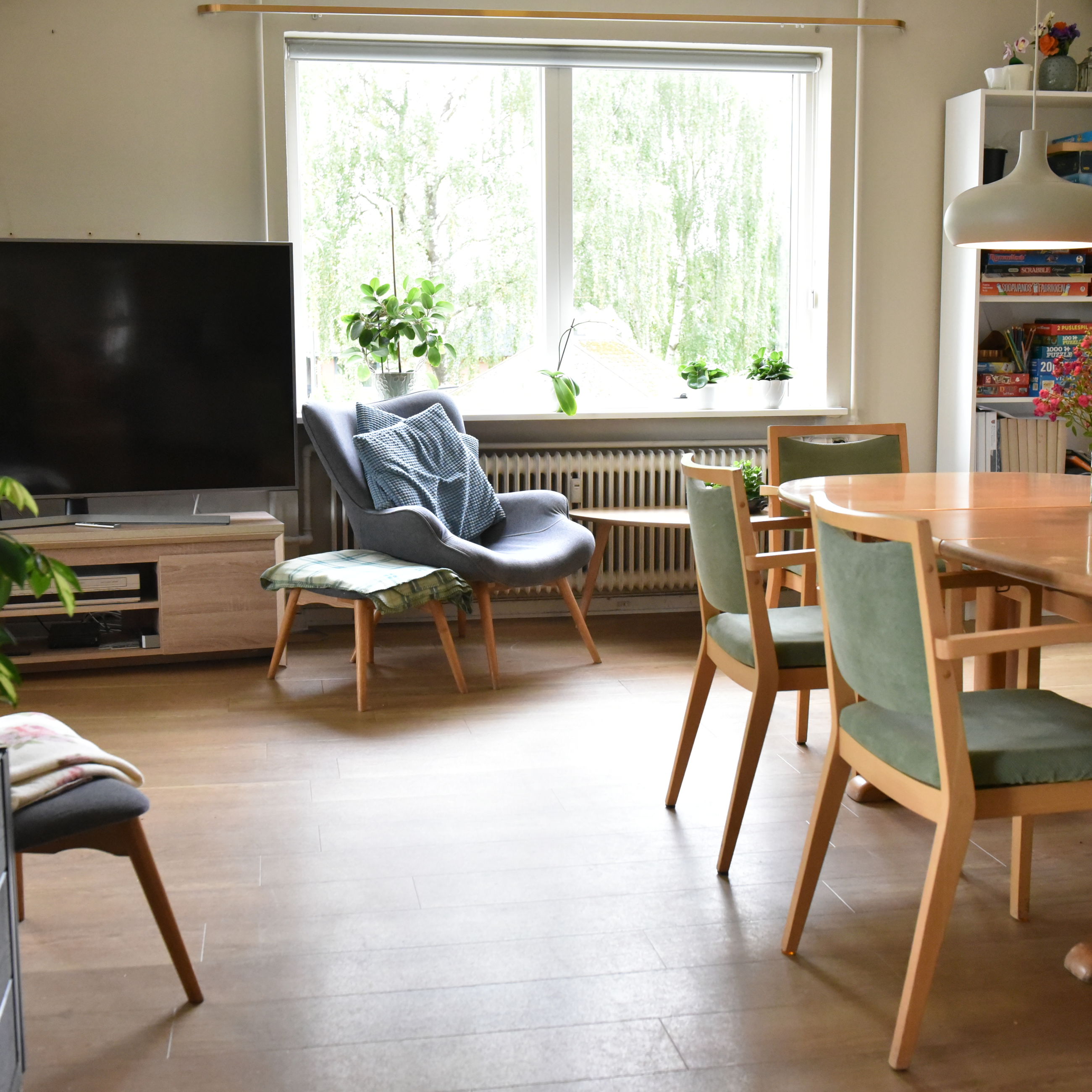 Opholdsrum og spiseplads hos Fårup Ældrecenter