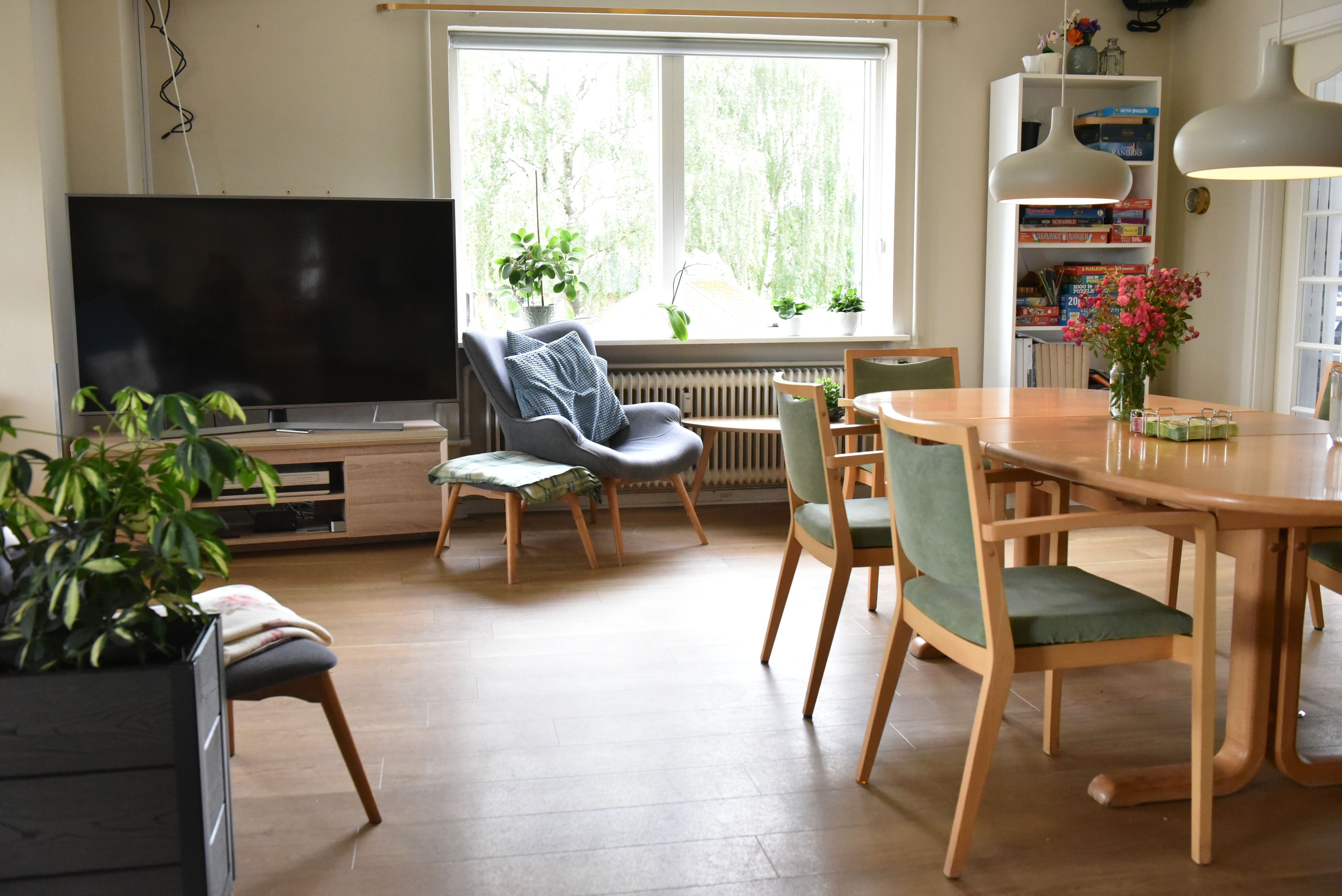 Opholdsrum og spiseplads hos Fårup Ældrecenter